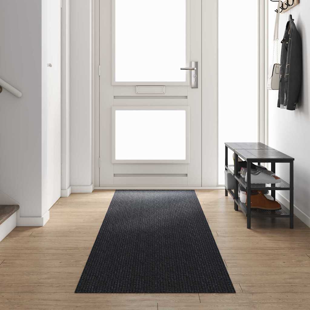 Runner de Alfombra Gris 80 x 150 cm tela