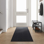 Runner de Alfombra Gris 80 x 150 cm tela