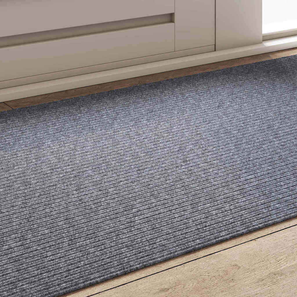 Runner de Alfombra Gris 80 x 150 cm tela