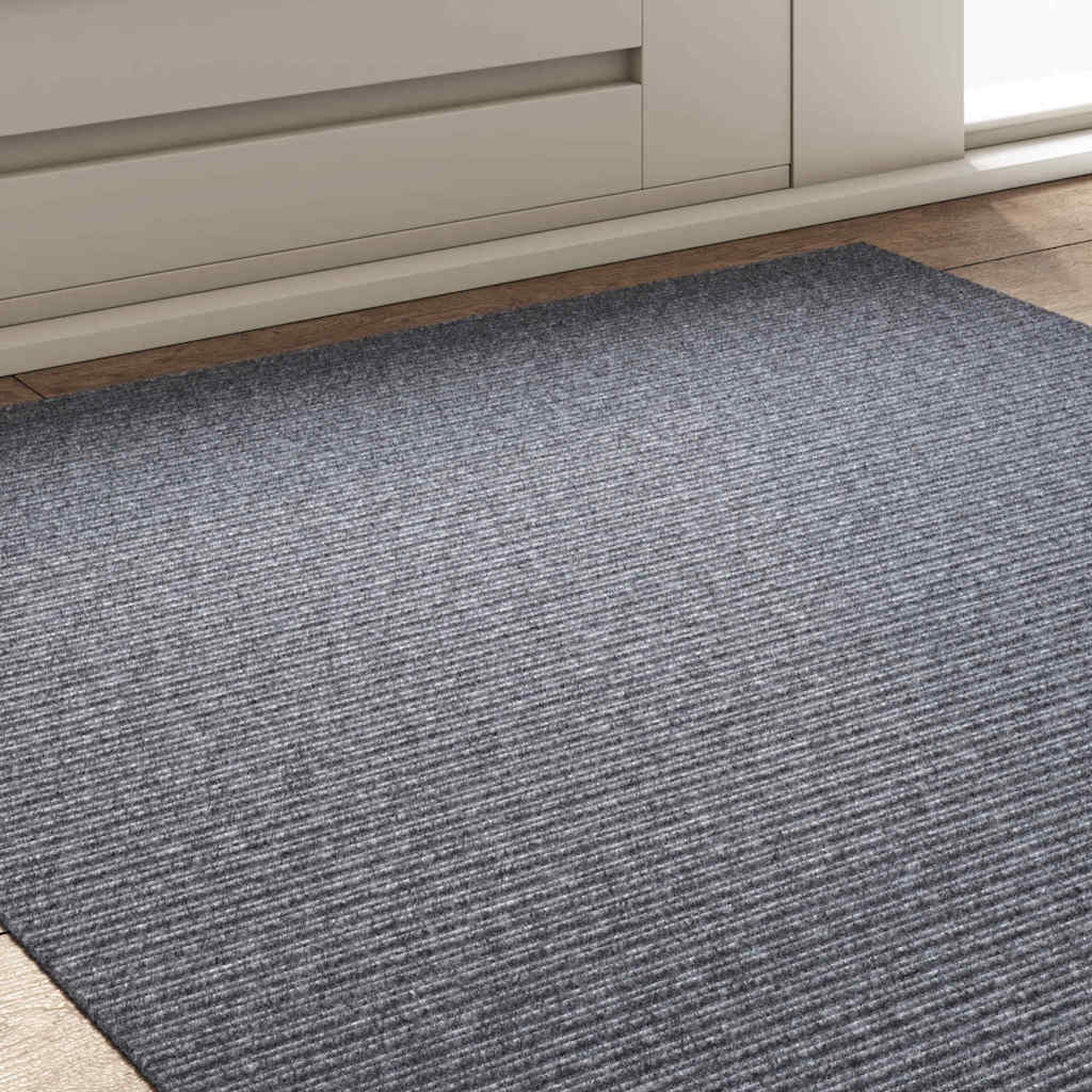 Runner de Alfombra Gris 80 x 150 cm tela