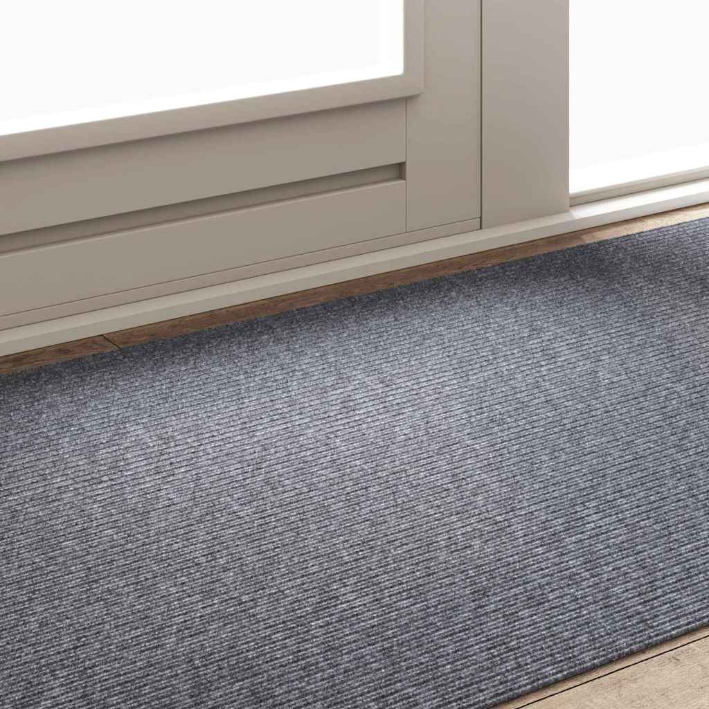 Runner de Alfombra Gris 80 x 150 cm tela