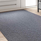 Runner de Alfombra Gris 80 x 150 cm tela