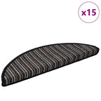 Alfombras autoadhesivas para escaleras 15 pcs Antracita