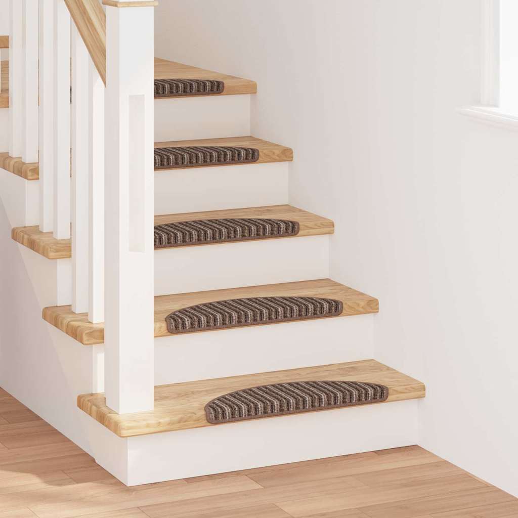 Alfombras autoadhesivas para escaleras 15 pcs Antracita