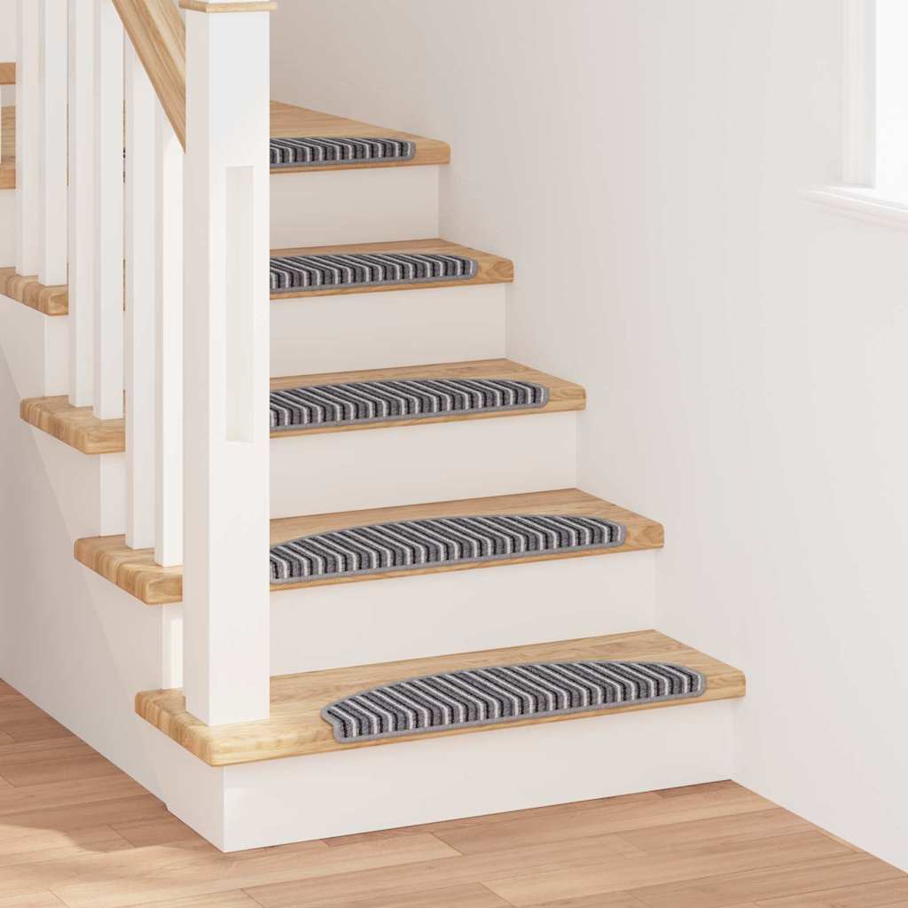 Alfombras autoadhesivas para escaleras 15 pcs Antracita