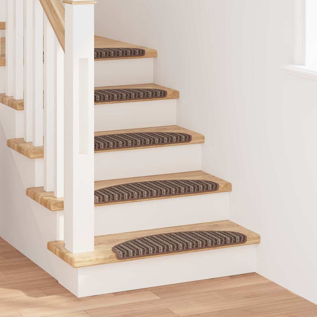 Alfombras autoadhesivas para escaleras 15 pcs Antracita