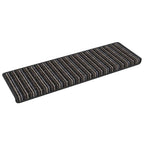 Alfombras autoadhesivas para escaleras Rayado 15 pcs Antracita