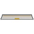 Alfombras autoadhesivas para escaleras Rayado 15 pcs Antracita