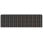 Alfombras autoadhesivas para escaleras Rayado 15 pcs Antracita