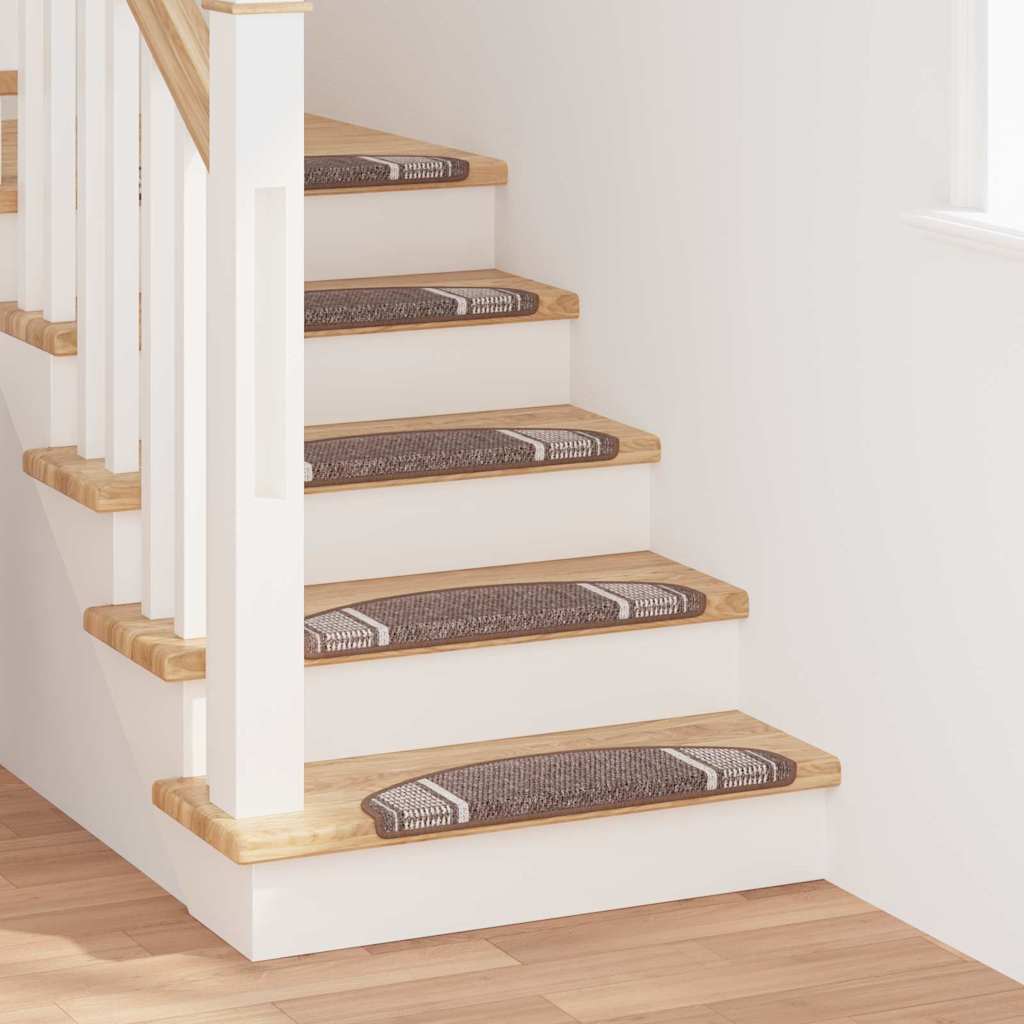 Alfombras autoadhesivas para escaleras 15 pcs Antracita