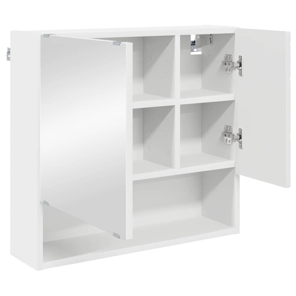 Juego de muebles de baño 3 pcs Madera contrachapada & Metal