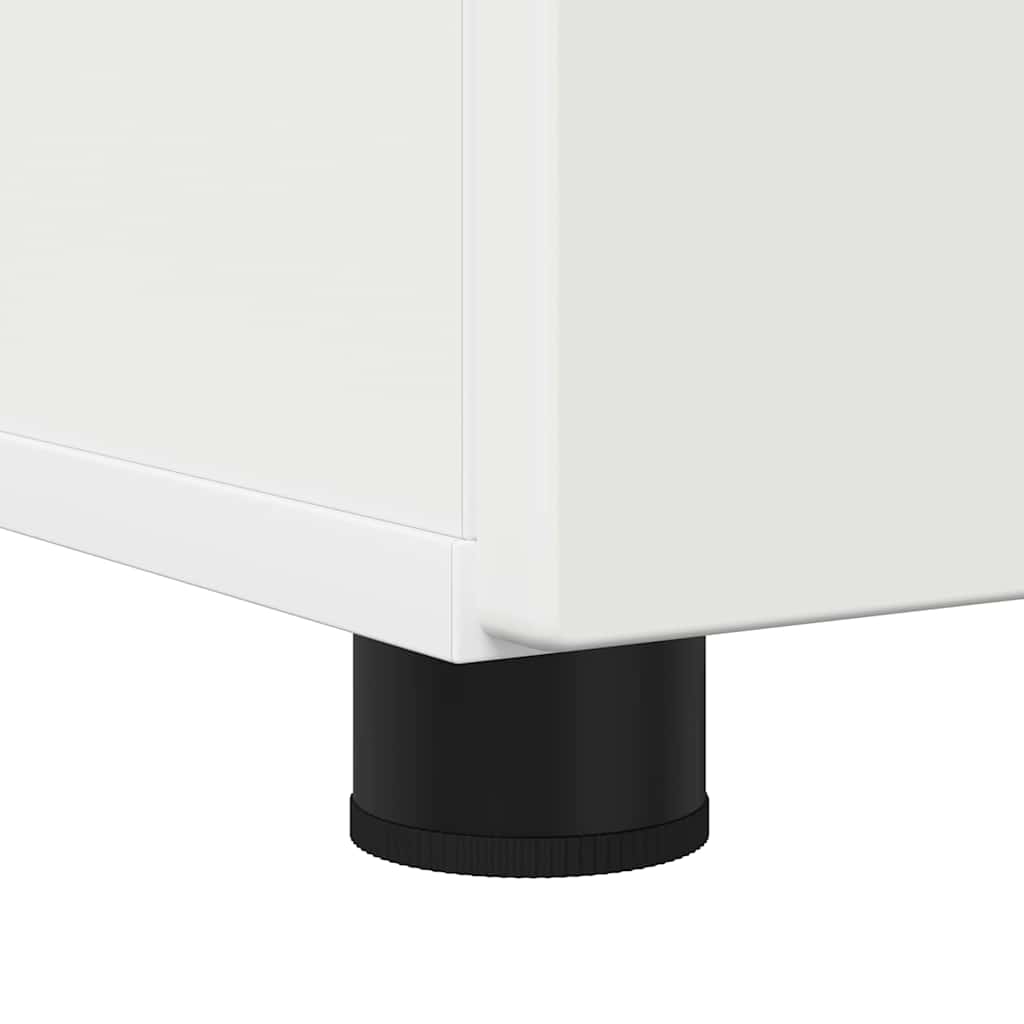 Juego de muebles de baño 3 pcs Madera contrachapada & Metal