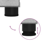 Juego de muebles de baño con cajón 3 pcs Gris Concreto