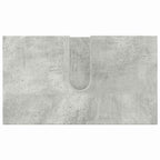 Juego de muebles de baño con cajón 3 pcs Gris Concreto