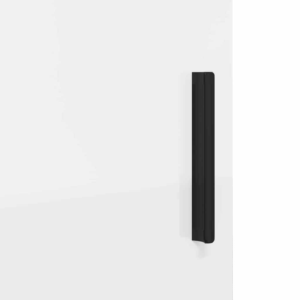 Juego de muebles de baño con cajón con puerta 3 pcs brillante
