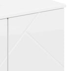 Juego de muebles de baño con cajón con puerta 3 pcs brillante