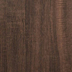 Juego de muebles de baño con cajón 3 pcs Roble Marrón
