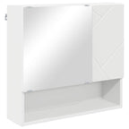 Juego de muebles de baño 4 pcs Madera contrachapada & Metal