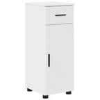 Juego de muebles de baño 4 pcs Madera contrachapada & Metal