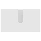 Juego de muebles de baño 4 pcs Madera contrachapada & Metal