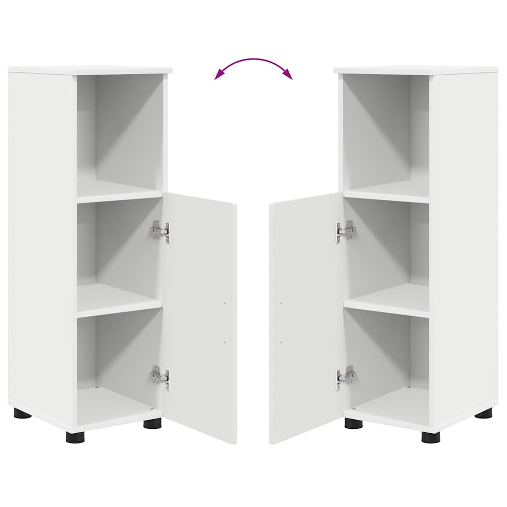 Juego de muebles de baño 5 pcs Madera contrachapada & Metal