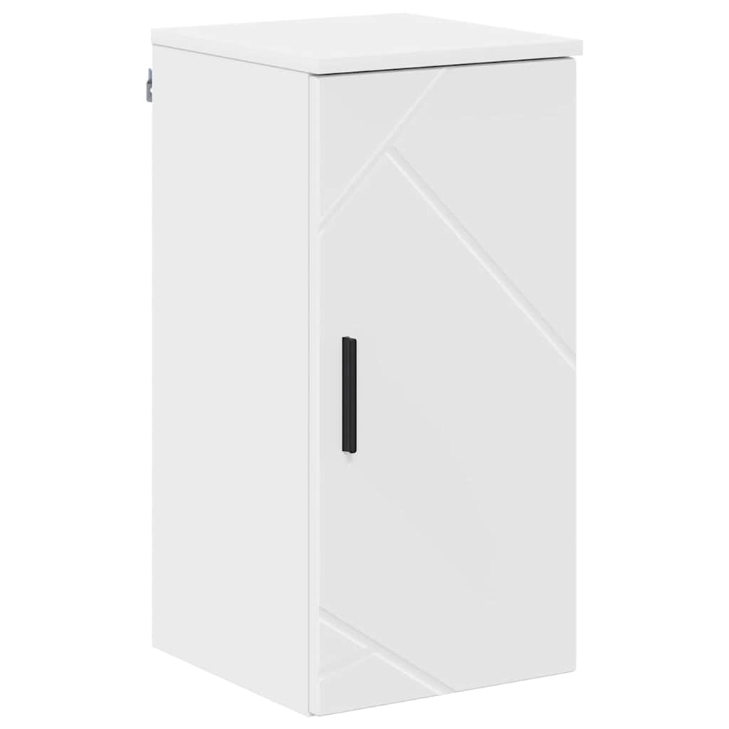 Juego de muebles de baño Montaje en la pared 5 pcs brillante