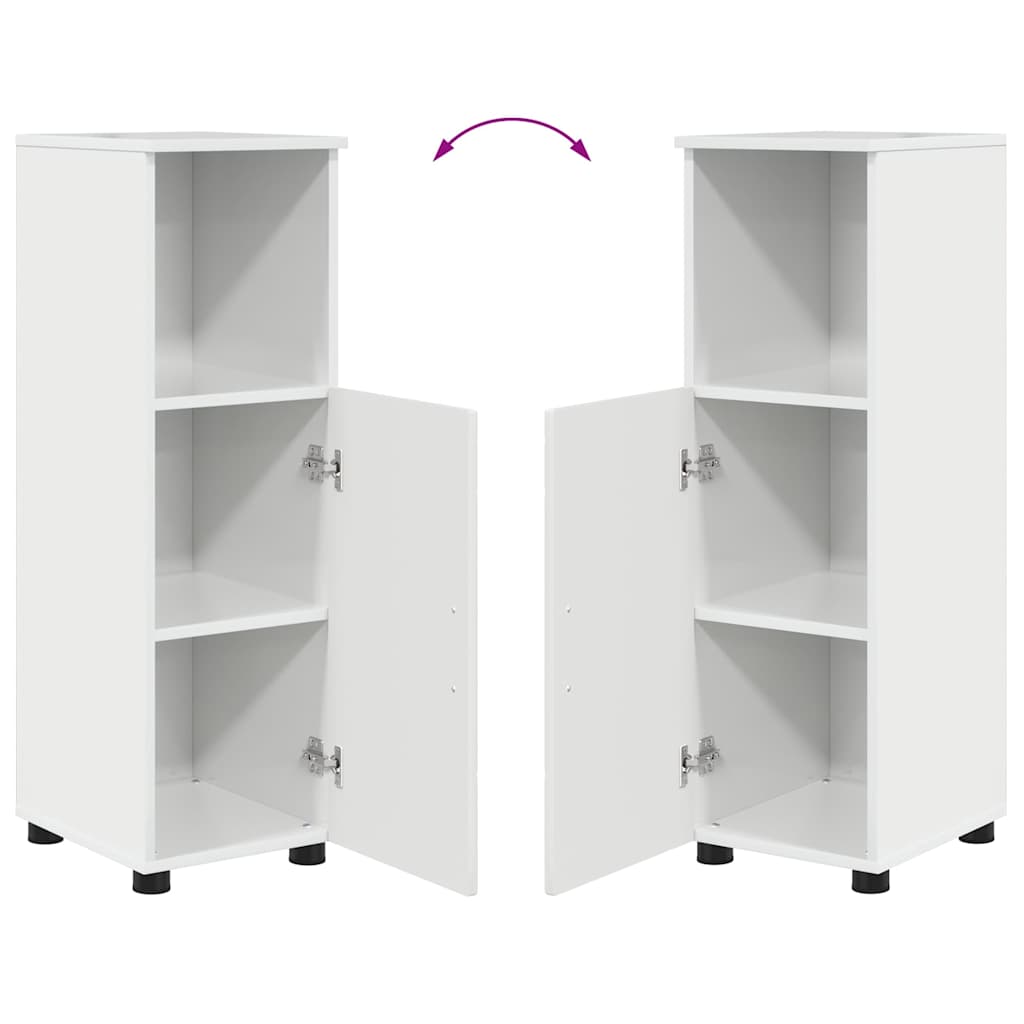 Juego de muebles de baño Montaje en la pared 5 pcs brillante