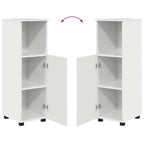 Juego de muebles de baño Montaje en la pared 5 pcs brillante
