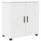 Juego de muebles de baño 5 pcs Madera contrachapada & Metal