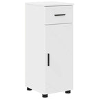 Juego de muebles de baño 5 pcs Madera contrachapada & Metal