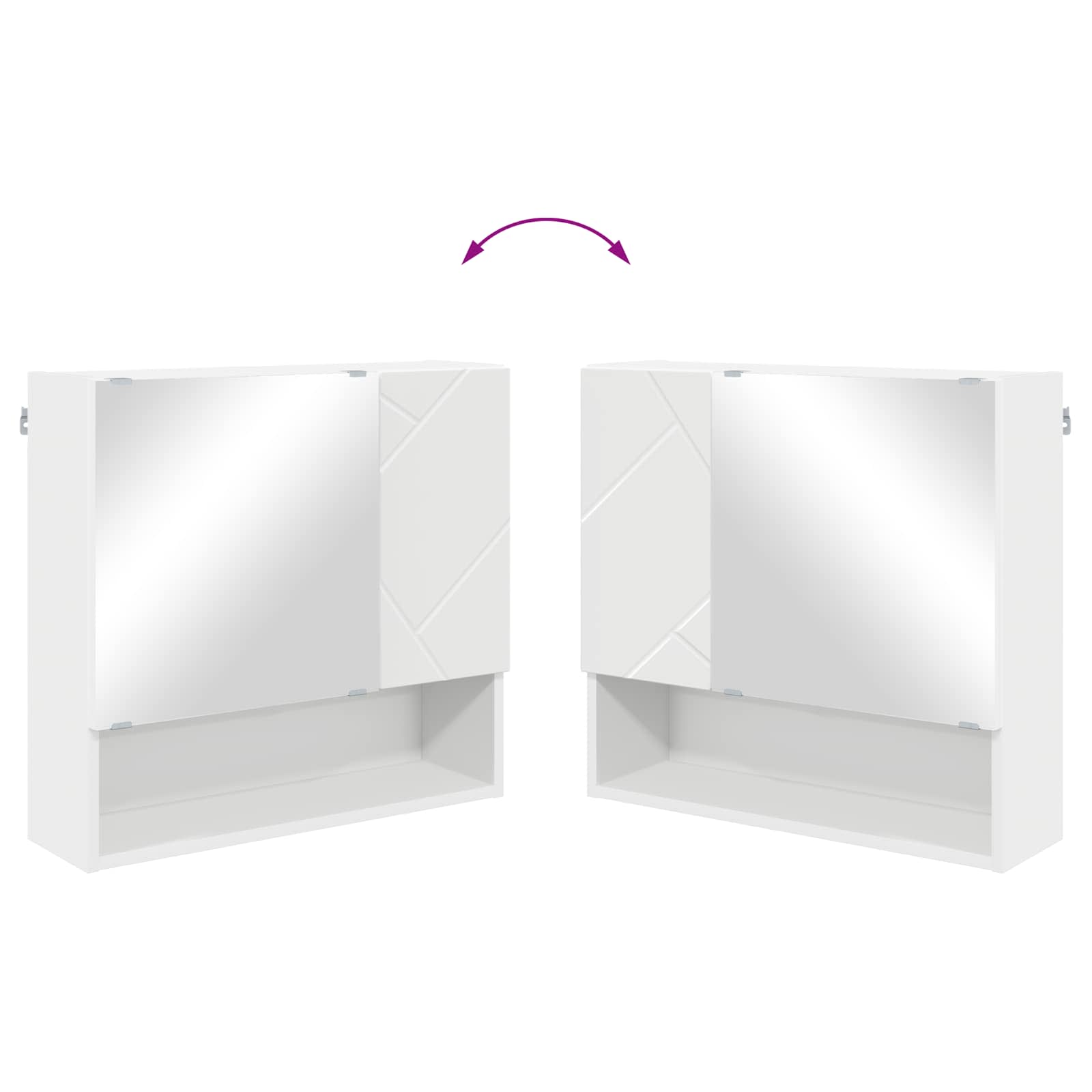 Juego de muebles de baño 5 pcs Madera contrachapada & Metal