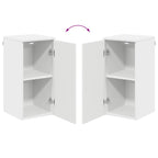 Juego de muebles de baño 5 pcs Madera contrachapada & Metal