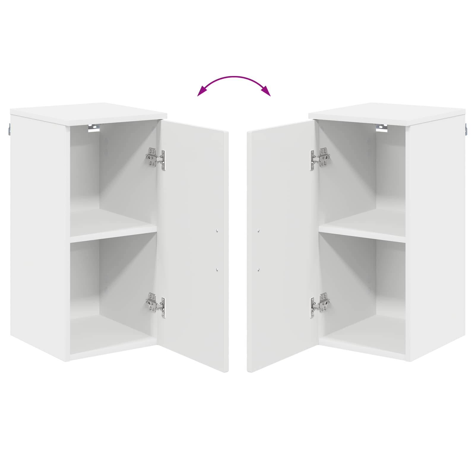 Juego de muebles de baño 5 pcs Madera contrachapada & Metal