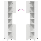 Juego de muebles de baño 5 pcs Madera contrachapada & Metal