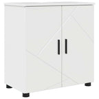 Juego de muebles de baño con cajón con puerta 5 pcs brillante