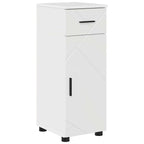 Juego de muebles de baño con cajón con puerta 5 pcs brillante