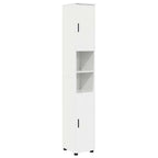 Juego de muebles de baño con cajón con puerta 5 pcs brillante