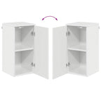 Juego de muebles de baño con cajón con puerta 5 pcs brillante