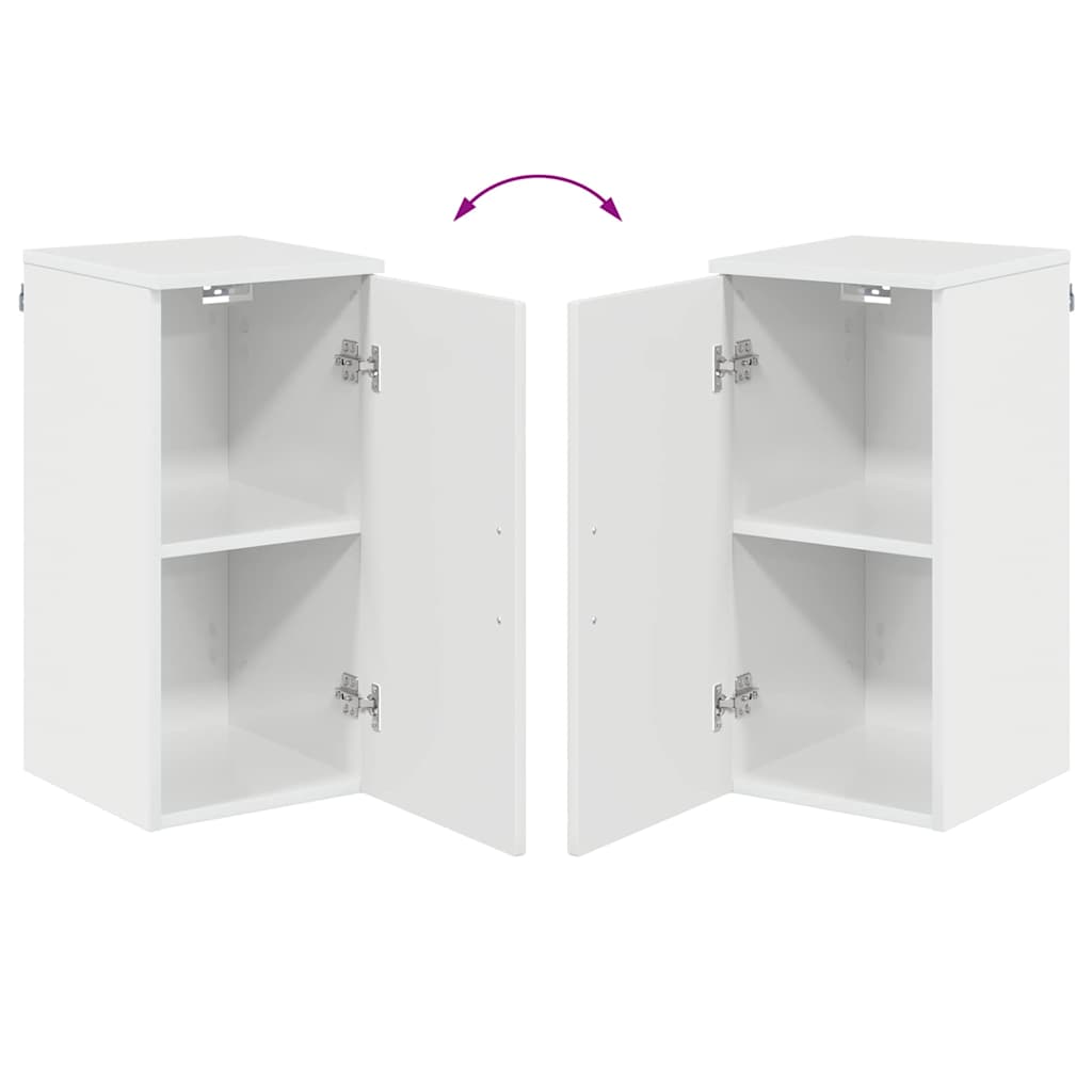 Juego de muebles de baño con cajón con puerta 5 pcs brillante
