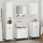Juego de muebles de baño con cajón Madera Compuesta, Metal
