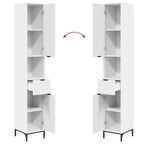 Juego de muebles de baño con cajón Madera Compuesta, Metal