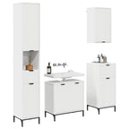 Juego de muebles de baño con cajón Madera Compuesta, Metal