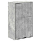 Juego de muebles de baño Gris Concreto Madera Compuesta, Metal
