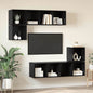 Conjunto de mueble de TV 4 pcs Madera Vieja 60 x 30 x 30 cm