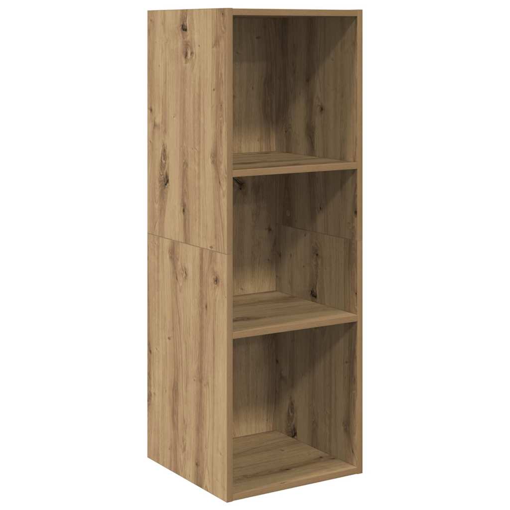 Conjunto de mueble de TV 3 pcs Roble artesanal