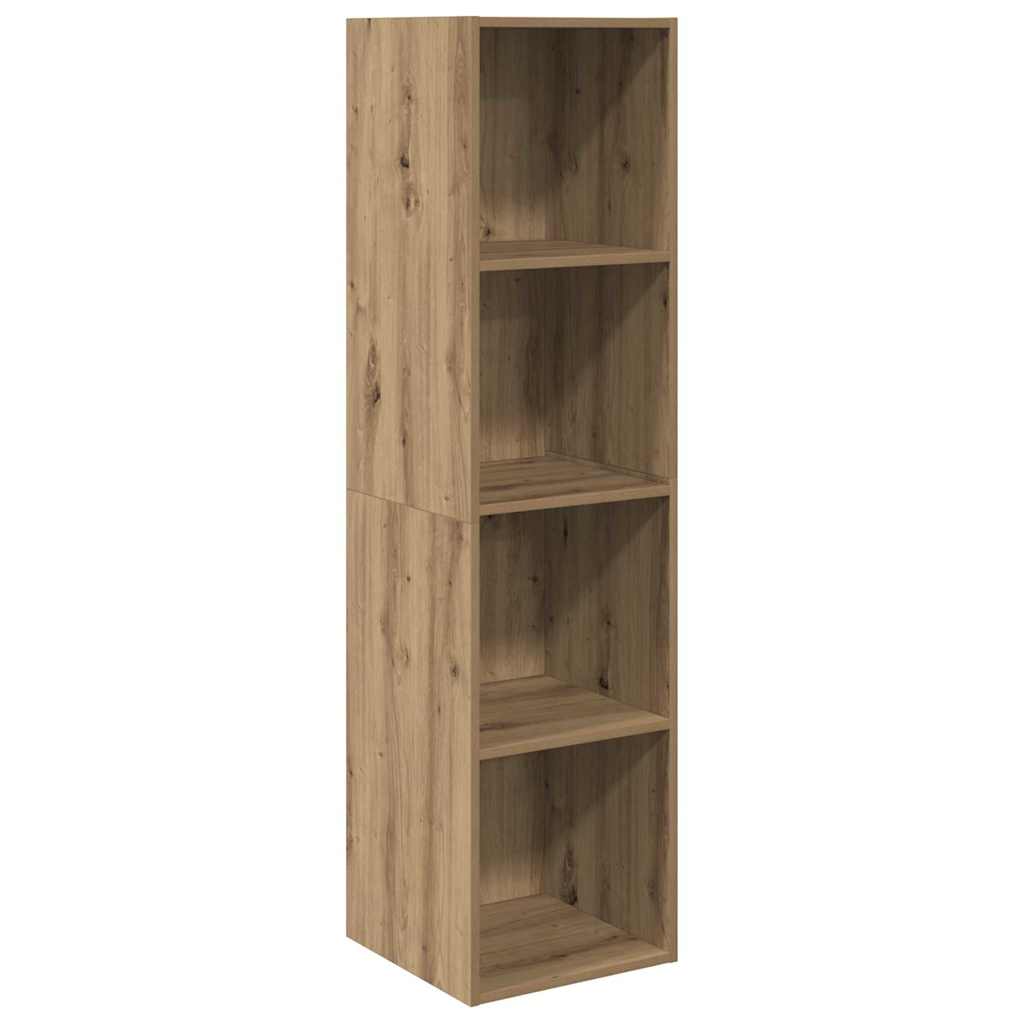 Conjunto de mueble de TV 3 pcs Roble artesanal
