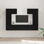 Conjunto de mueble de TV 2 pcs Madera envejecida