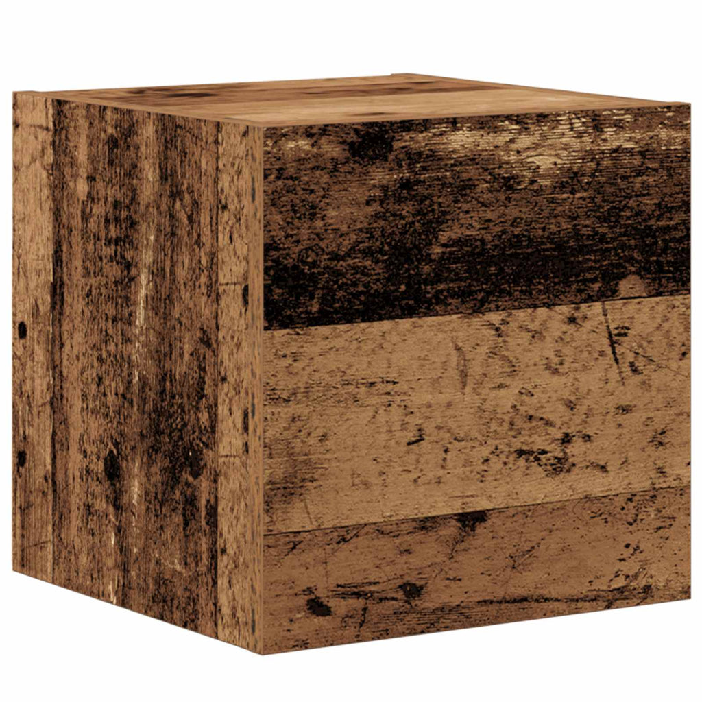Conjunto de mueble de TV 3 pcs Madera envejecida