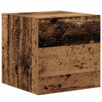 Conjunto de mueble de TV 3 pcs Madera envejecida