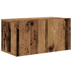 Conjunto de mueble de TV 3 pcs Madera envejecida